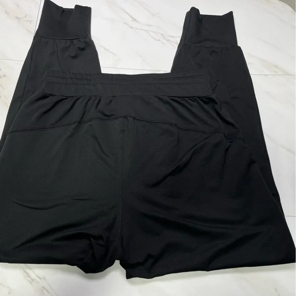 Varley Black Track Joggers with Drawstring - Picture 3 of 10